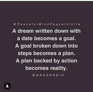 Make a dream reality.